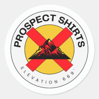 Prospect Shirts Aufkleber aufbewahren