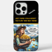 Prospector jagen goldene Träume in der Natur