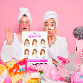 Prospectus 11,4 Cm X 14,2 Cm 100 Brosse à sourcils Microbalding Étui