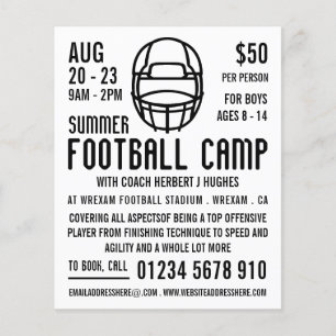 Prospectus 11,4 Cm X 14,2 Cm Advertising de foot