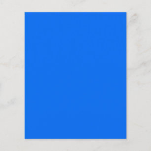PROSPECTUS 11,4 CM X 14,2 CM BIG RICH BRIGHT DEEP BLUE BACKGROUND