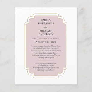 Prospectus 11,4 Cm X 14,2 Cm Bilingual Spanish Boda Budget Wedding 