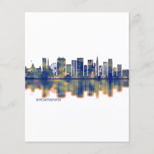 Prospectus 11,4 Cm X 14,2 Cm Birmingham Skyline