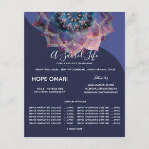 Prospectus 11,4 Cm X 14,2 Cm Boho Nebula Mandala, Mystical