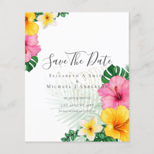 Prospectus 11,4 Cm X 14,2 Cm BON MARCHÉ Photo Enregistrer Dates Plage FLEURS TR