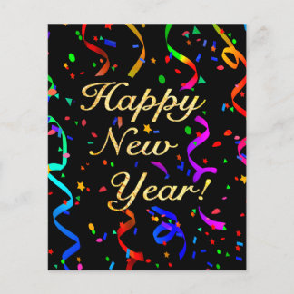 Prospectus 11,4 Cm X 14,2 Cm "Bonne année ! "