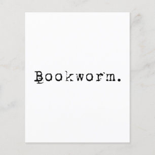 Prospectus 11,4 Cm X 14,2 Cm Bouffeur de livres