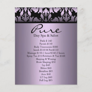 Prospectus 11,4 Cm X 14,2 Cm Broche pourpre Damask