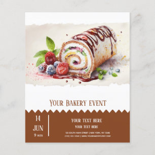 Prospectus 11,4 Cm X 14,2 Cm Brochure de boulangerie