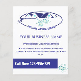 Prospectus 11,4 Cm X 14,2 Cm Brochure de lavage sous pression Brochure de netto