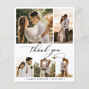Prospectus 11,4 Cm X 14,2 Cm Brochure de script de Mariage de recouvrement budg