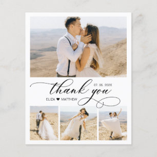 Prospectus 11,4 Cm X 14,2 Cm Brochure de script de Mariage de recouvrement budg