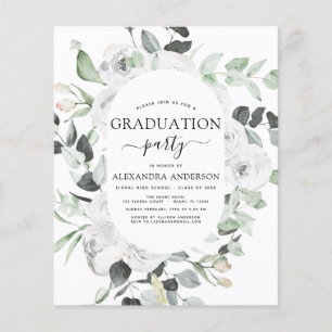 Prospectus 11,4 Cm X 14,2 Cm Budget 2022 Graduation Floral Eucalyptus