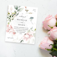 Budget Blush rose & Eucalyptus Mariage Floral