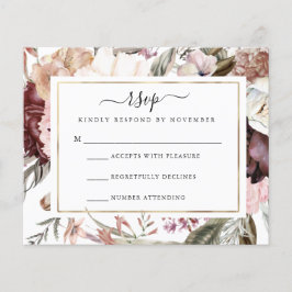 Prospectus 11,4 Cm X 14,2 Cm Budget Dusty Rose RSVP