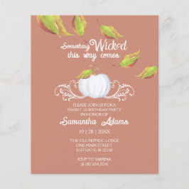 Prospectus 11,4 Cm X 14,2 Cm Budget Halloween Invitations Sweet 16 Anniversaire