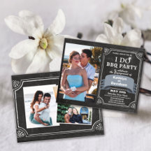 BUDGET I DO Fiançailles 4 Photo Invitation du part
