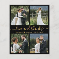 Budget Love et Merci Collage Mariage Merci F