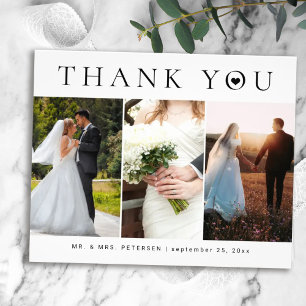 Prospectus 11,4 Cm X 14,2 Cm Budget mariage merci la typographie photo