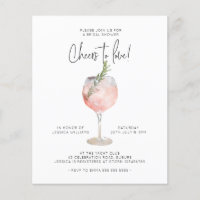 Budget rose encourt à aimer Fête des mariées Invit