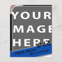 Carte photo de baseball personnalisé