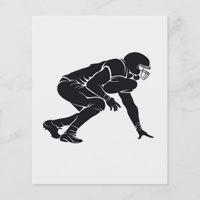 Prospectus 11,4 Cm X 14,2 Cm Centre américain de football (Devant)