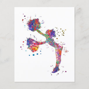 Prospectus 11,4 Cm X 14,2 Cm Cheerleader   Conception culte
