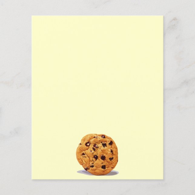 PROSPECTUS 11,4 CM X 14,2 CM CHOCOLAT CHIP COOKIE TREAT DESSERT SNACK NUMÉRIQUE (Devant)