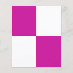 Prospectus 11,4 Cm X 14,2 Cm Circulaire AJUSTABLE Rose & Blanc