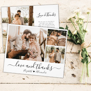 Prospectus 11,4 Cm X 14,2 Cm Circulaire de Mariage de collage simple budget