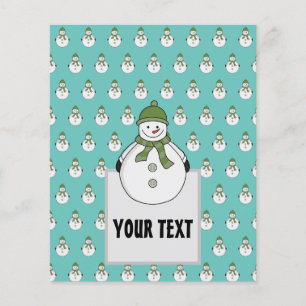 Prospectus 11,4 Cm X 14,2 Cm Cold snowman