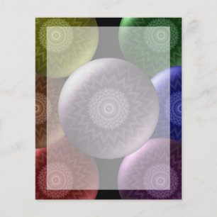 Prospectus 11,4 Cm X 14,2 Cm Coloré 7 Chakra Flyer