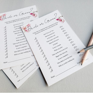 Prospectus 11,4 Cm X 14,2 Cm Couleur d'eau romantique Magnolia mariée ou jeu de