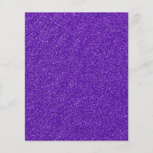 Prospectus 11,4 Cm X 14,2 Cm Create Your Own Purple Glitter