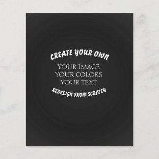 Prospectus 11,4 Cm X 14,2 Cm Créez votre propre