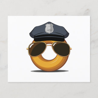 Prospectus 11,4 Cm X 14,2 Cm Donut de la police