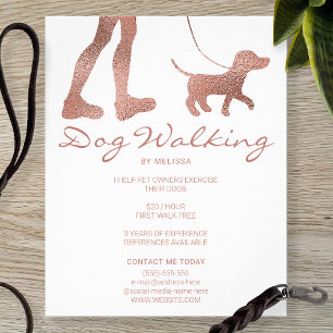 Prospectus 11,4 Cm X 14,2 Cm Faux Rose Gold Foil Look Chien Walker & Chien