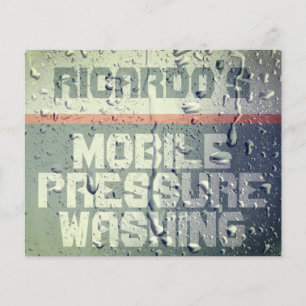 Prospectus 11,4 Cm X 14,2 Cm Faux texture de surface humide