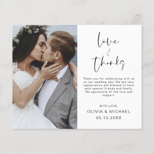 Prospectus 11,4 Cm X 14,2 Cm Flyer photo Mariage budget