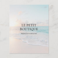 Flyer promotionnel Simple Beach Photo Business