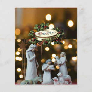 Prospectus 11,4 Cm X 14,2 Cm Flyers de Noël Jesus