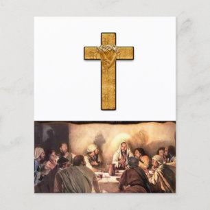 Prospectus 11,4 Cm X 14,2 Cm Flyers Jésus