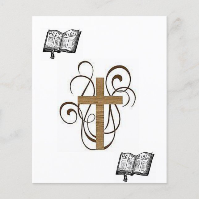 Prospectus 11,4 Cm X 14,2 Cm Flyers Jésus (Devant)