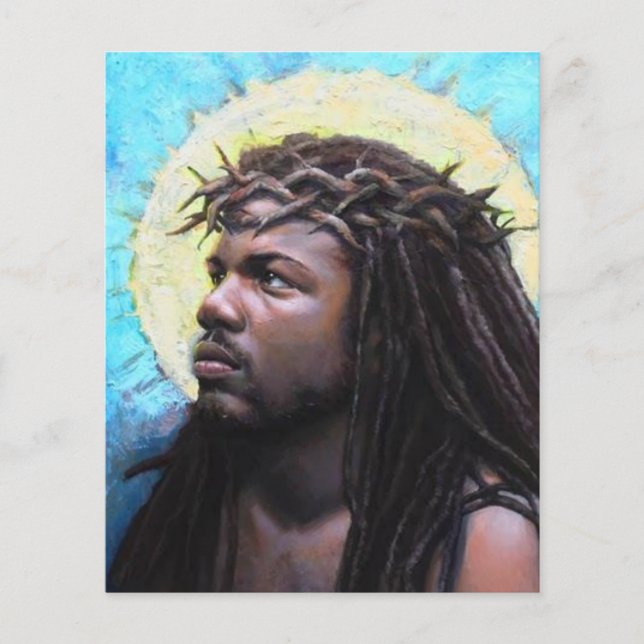 Prospectus 11,4 Cm X 14,2 Cm Flyers Jésus (Devant)