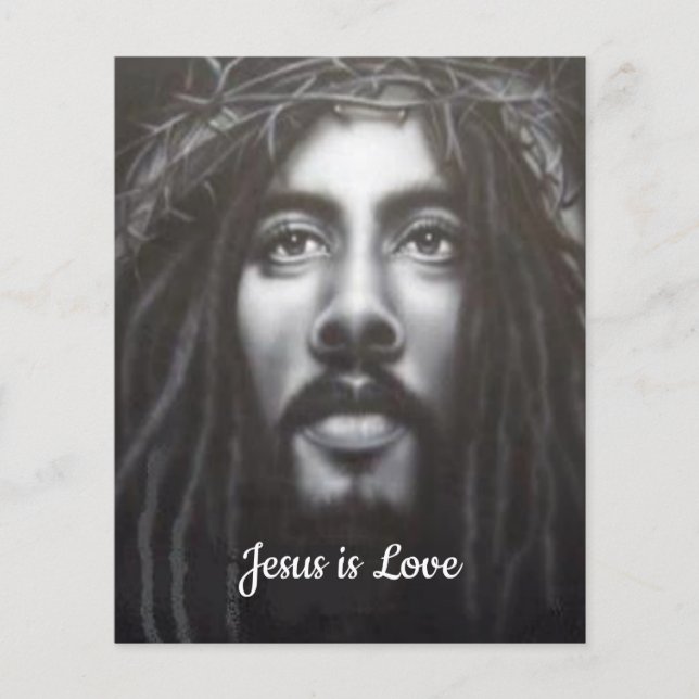 Prospectus 11,4 Cm X 14,2 Cm Flyers Jésus (Devant)