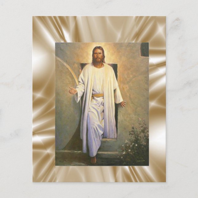 Prospectus 11,4 Cm X 14,2 Cm Flyers Jésus Christ (Devant)