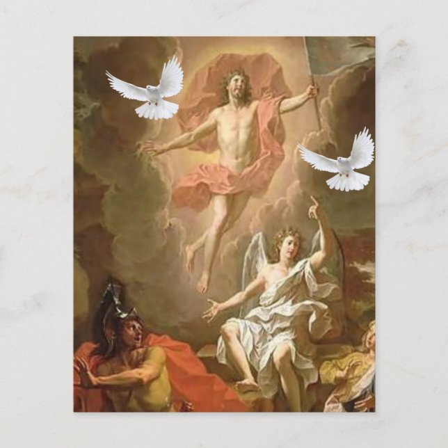 Prospectus 11,4 Cm X 14,2 Cm Flyers Jésus Christ (Devant)