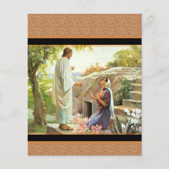 Prospectus 11,4 Cm X 14,2 Cm Flyers Jésus Christ (Devant)