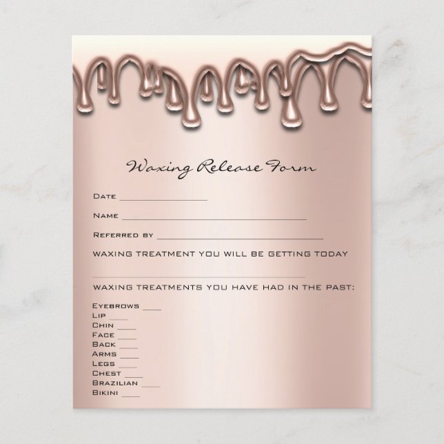 Prospectus 11,4 Cm X 14,2 Cm Formulaire de décharge de responsabilité de déclas (Devant)