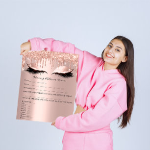Prospectus 11,4 Cm X 14,2 Cm Formulaire de décharge de responsabilité pour épil
